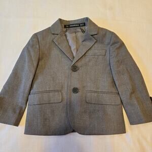 Sz 2T GROOMSMEN SUIT Gray Suit Jacket